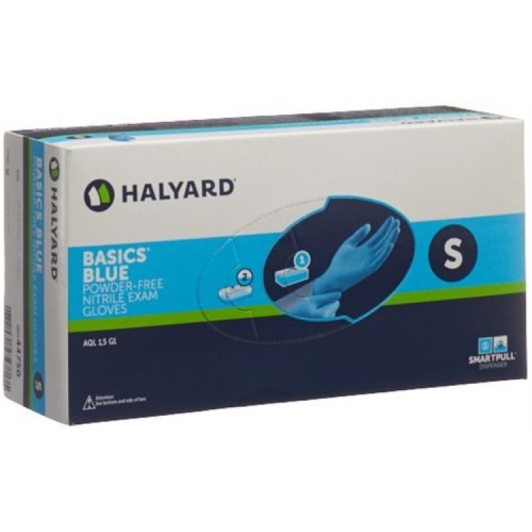 HALYARD examination gloves S nitrile Basic blue 200 pcs