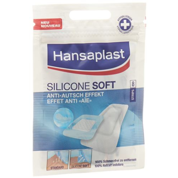 Hansaplast silicone patch Mixpack 8 pcs