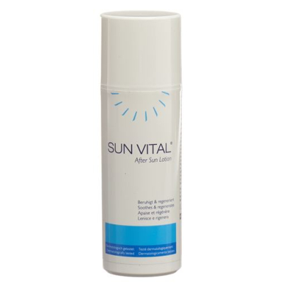 Sun vital תחליב אפטר שמש 125 מ"ל