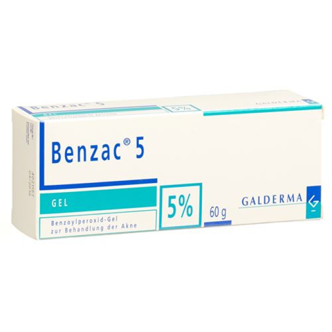 Benzac 5 Gel 50 mg / g 60 g Tb