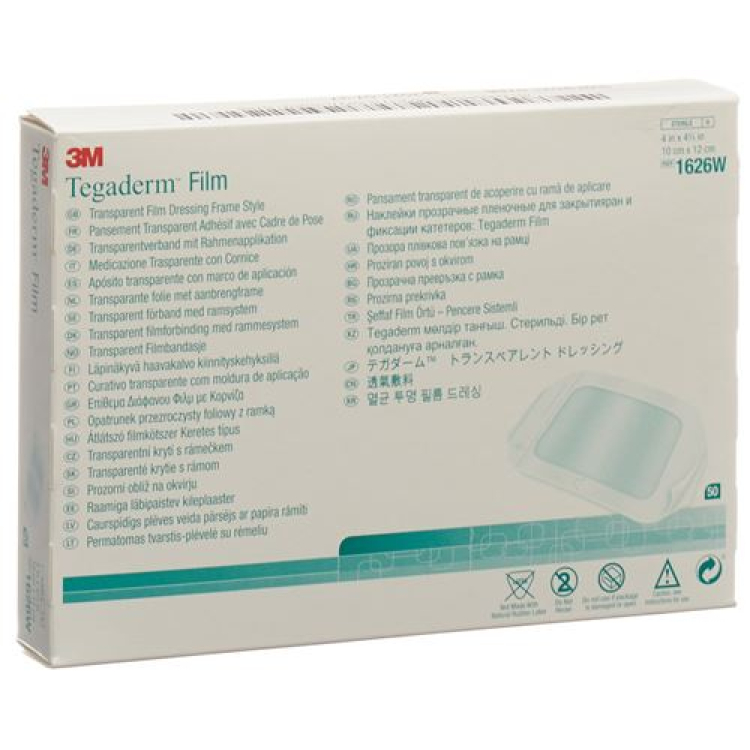 3M Tegaderm şeffaf pansuman filmi 10x12cm 50 adet