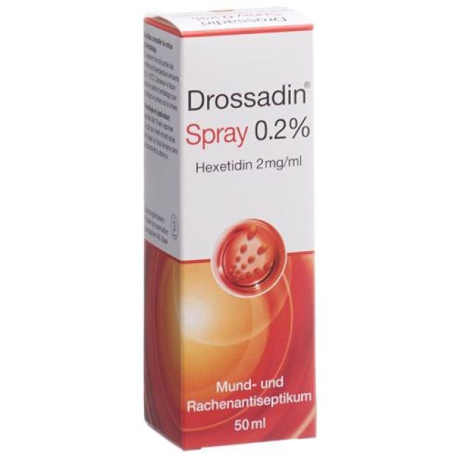 Drossadin spray Lös 0,2% Glasfl 50 ml