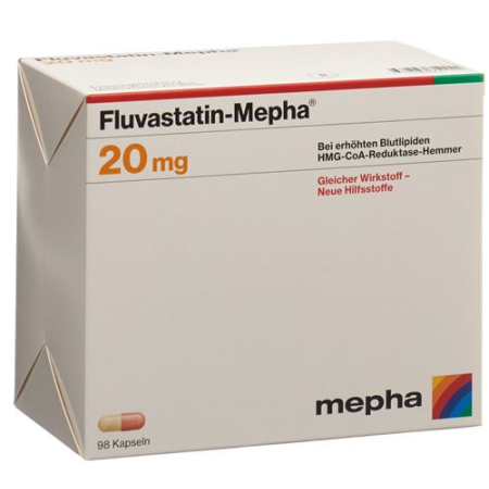 Fluvastatin Mepha Kaps 20 մգ 98 հատ