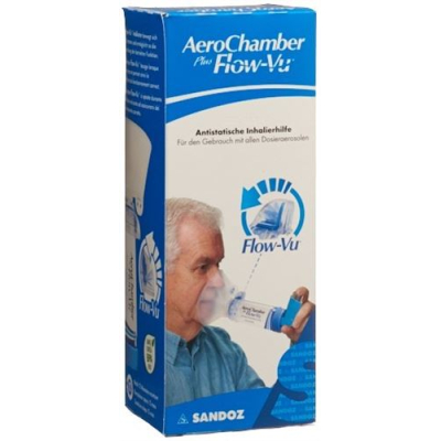 Aerochamber Plus Flow-Vu Large Mask Blue