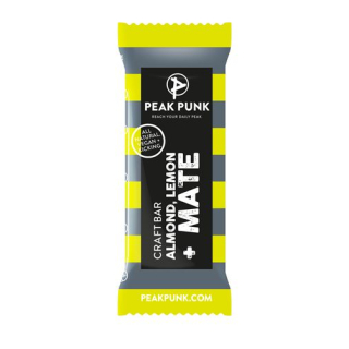 Peak Punk Bio Craft Bar Almond Lemon & Mate 38 g