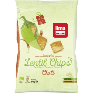 Lima Chips Lentils Chili Bag 90 g