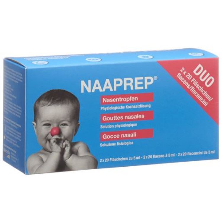 Naaprep nose drops Duo 2 x 20 pcs