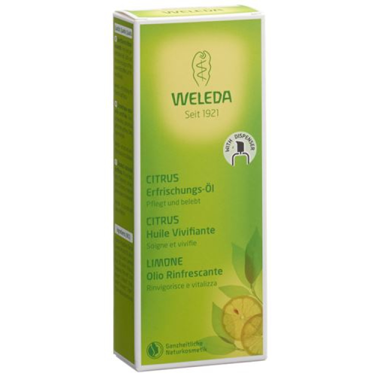 Weleda tsitrusviljade värskendav õli 100 ml