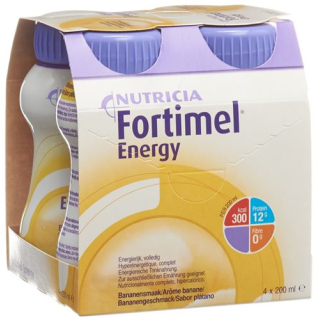 Fortimel Energy Banana 4 Bottles 200 ml