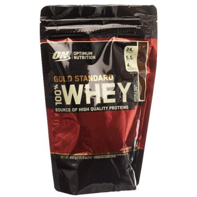 OPTIMUM 100% Whey Gold Standard שוקולד כפול עשיר גדוד 450 גרם