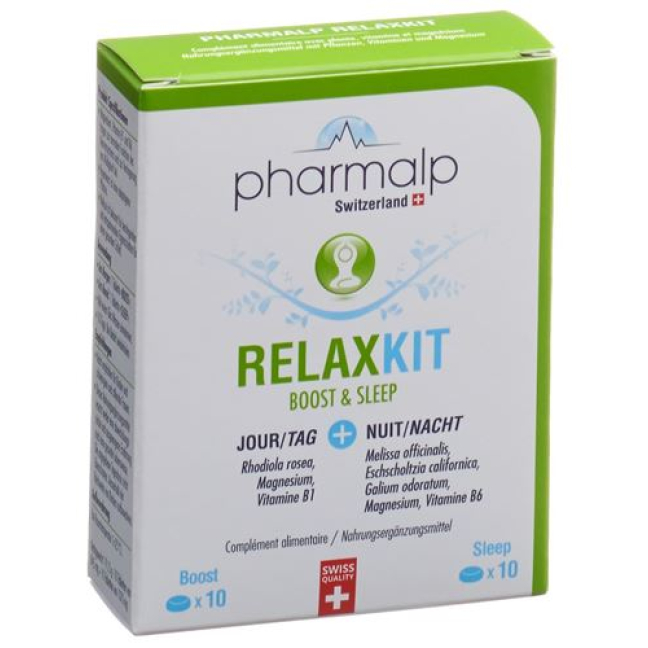 Pharmaelp Relaxkit Boost & Sleep 20 tablets
