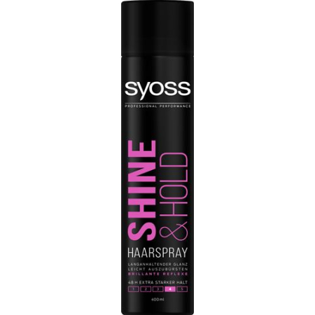 Syoss Hairspray Shine & Hold 400 ml