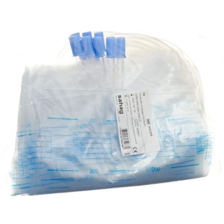SAHAG urine bag 2l 90cm with drain 10 pcs