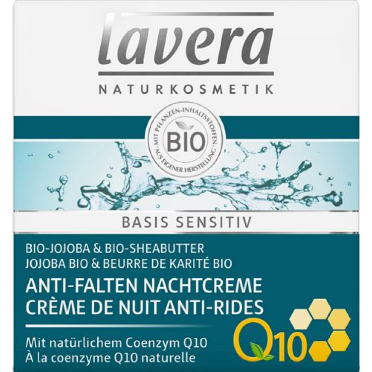 Lavera Anti-Wrinkle Night Cream Q10 base sensitive 50ml