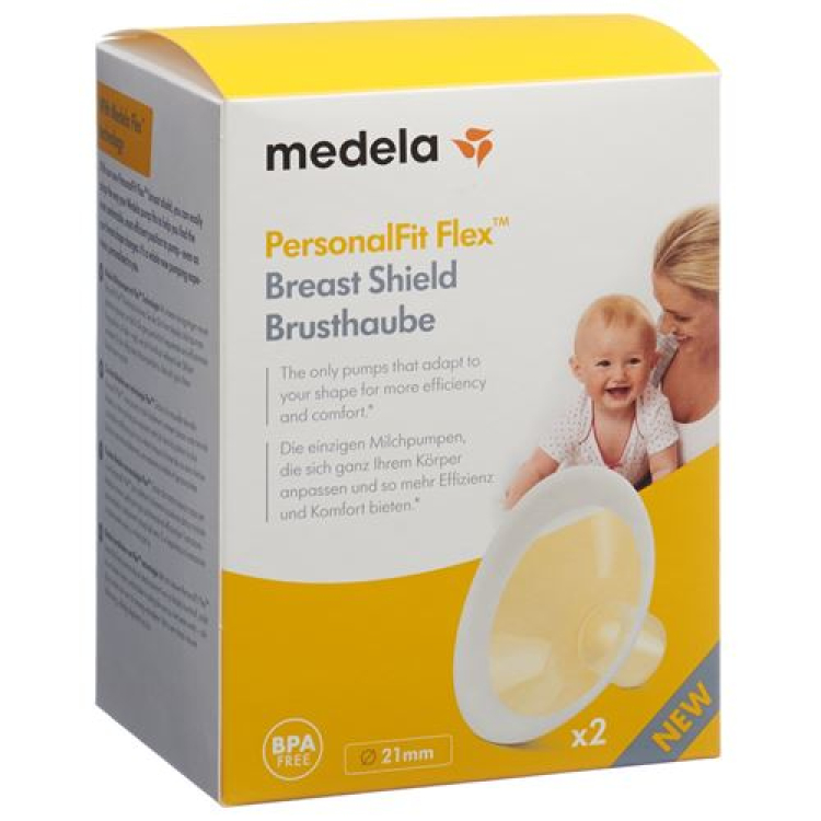 Medela PersonalFit Flex Breastshields S 21mm 2 հատ