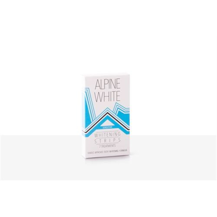 Alpine White bělící proužky Sensitive pro 7 aplikací