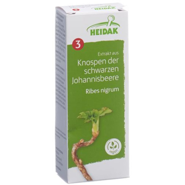 HEIDAK bud currant Ribes nig glycerol maceration Fl 30 ml