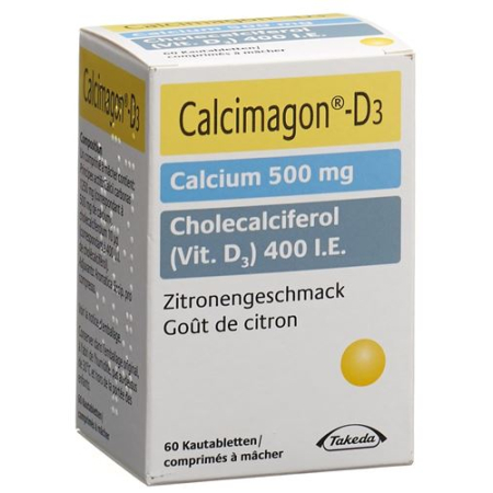 Calcimagon D3 Kautabl citrina Ds 60 vnt