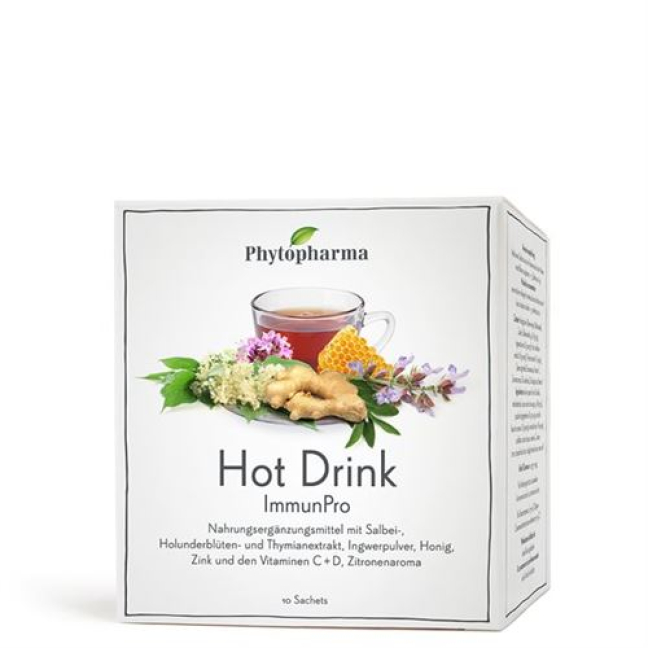 Phytopharma Hot Drink - Boost Immunity, Relieve Cough and Cold, Reduce Stress