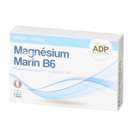 ADP Magnesium Marin B6 Gélules Ds 60 pcs