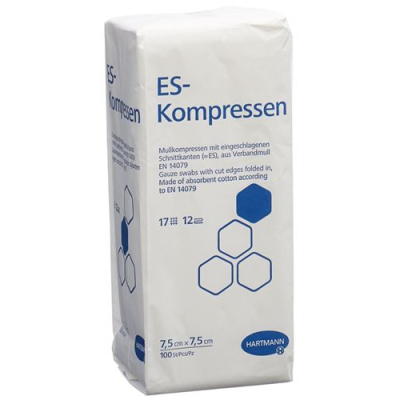 Hartmann es komprese 12x 7,5x7,5cm bag 100 ks