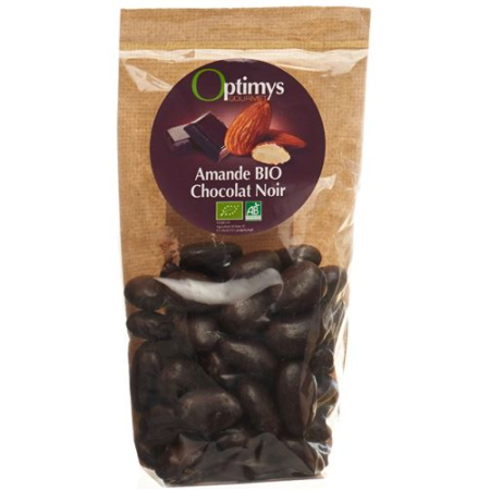 Optimy enjoy almendras chocolate negro Bio 150 g