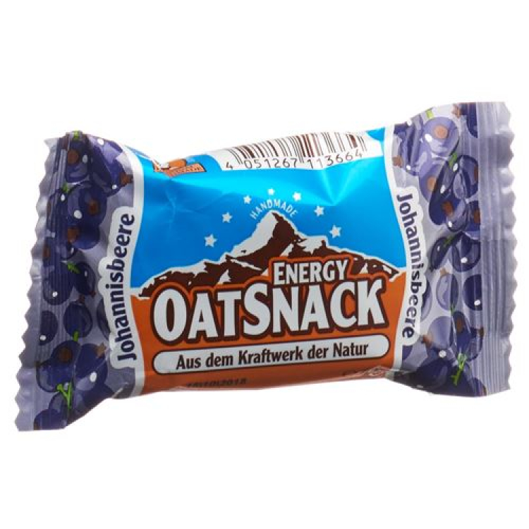 ថាមពល Oatsnack currant 65 ក្រាម។