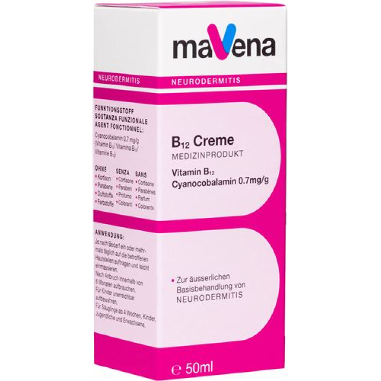 ក្រែម Mavena B12 tube 50 មីលីលីត្រ