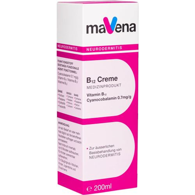 Mavena B12 kräm Tb 200 ml