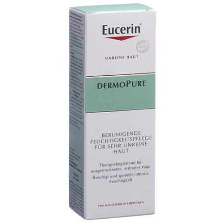 Eucerin DermoPure დამამშვიდებელი დამატენიანებელი ძალიან ცუდი კანისთვის 50მლ