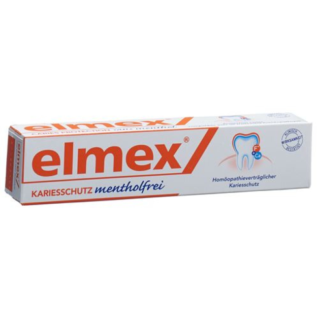 elmex ANTICARIES zobna pasta brez mentola Tb 75 ml