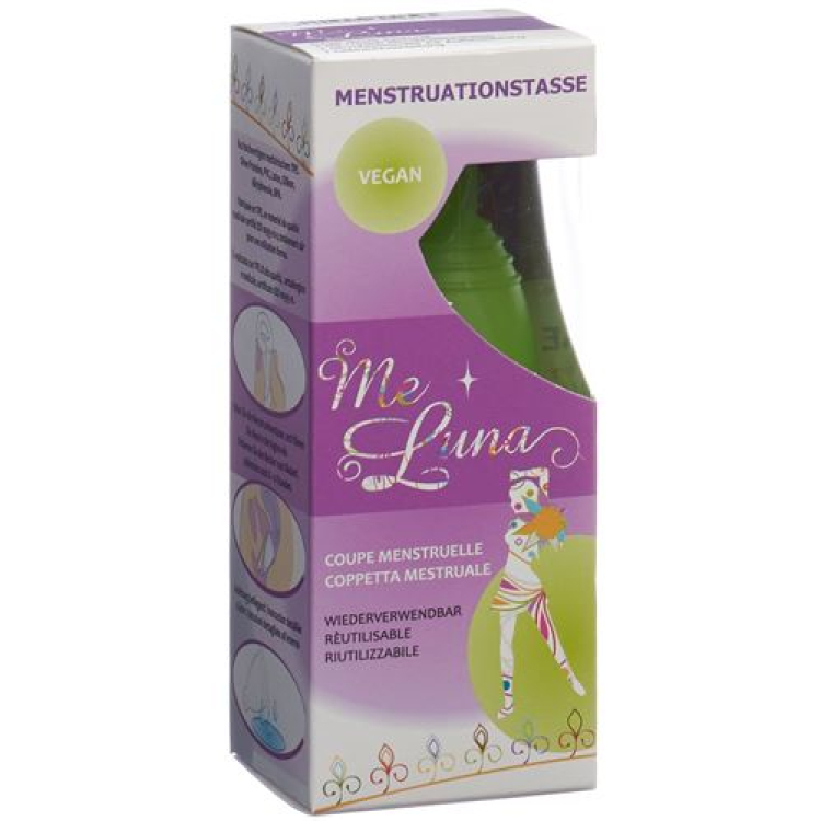 Copo menstrual Me Luna Classic S Ring Verde