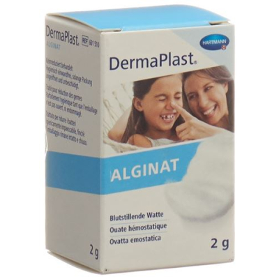 Dermaplast alginate זכוכית ריפוד המוסטטית 2 גרם