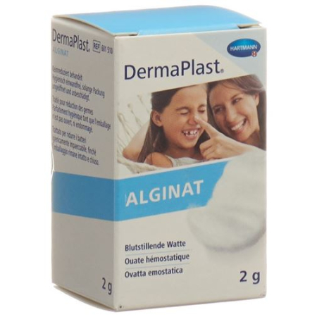 Dermaplast alginato Vidrio de guata hemostática 2 g