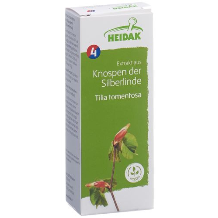 HEIDAK knop zilver limoen Tilia tom glycerol maceratie Fl 30 ml