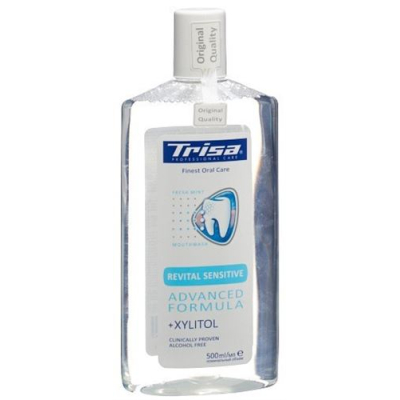 Trisa munnvann revital sensitive fl 500 ml