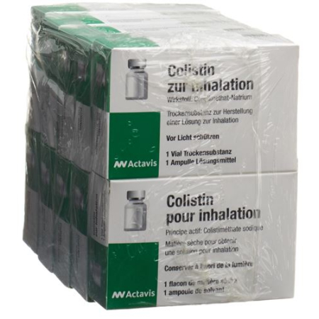 Colistin Inhalation PLV 1 Million IU with Solvent Vial 10 pc