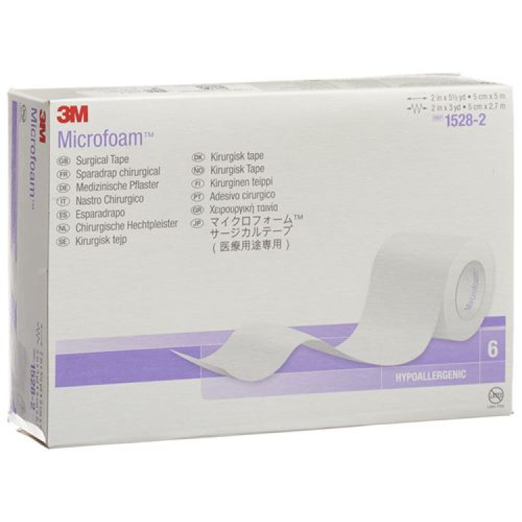 Plaster mikrofoam 3M 50mmx5m 6 pcs