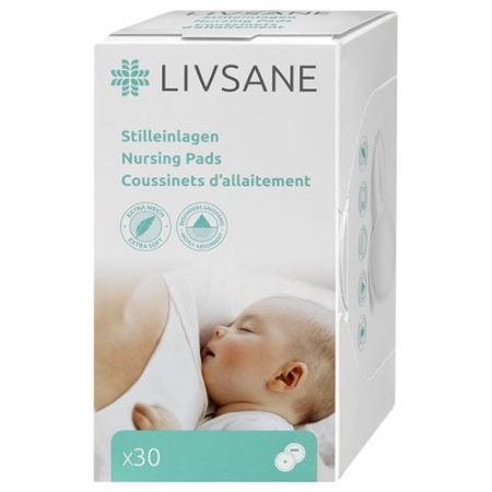 Livsane Nursing Pads 30 pcs