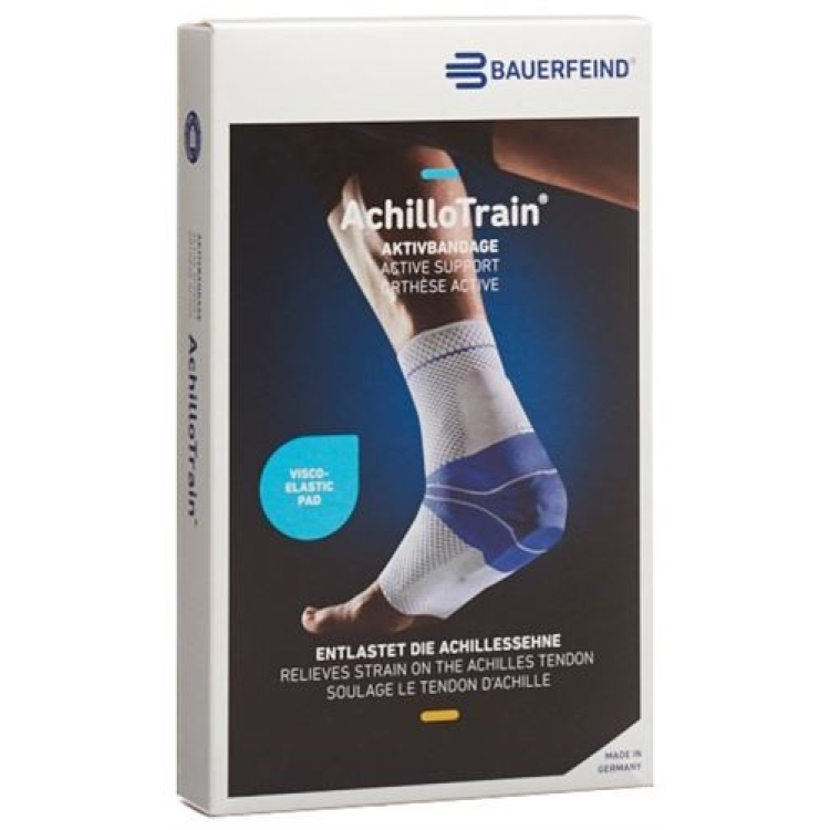 AchilloTrain active bandage size 5 right titanium