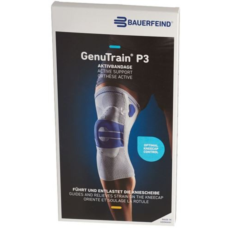 GenuTrain P3 תחבושת אקטיבית מידה 2 טיטניום ימני