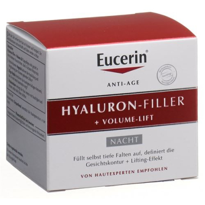 Eucerin hyaluron-filler + volume-lift קרם לילה 50 מ"ל