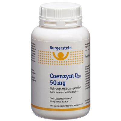 Burgerstein coenzyme q10 пастилки 50 мг can 100 шт