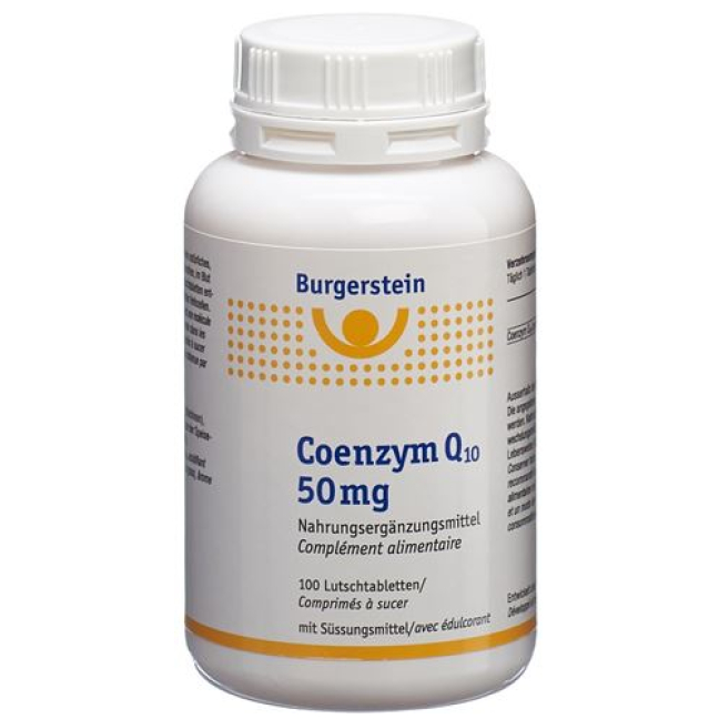 Burgerstein Coenzyme Q10 lozenges 50 mg Ds 100 pieces