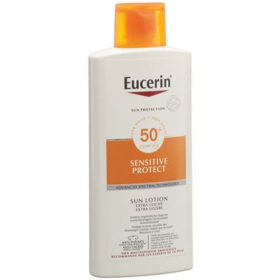 Eucerin sensitive protect sun արևային լոսյոն extra light spf50 + tube 400 մլ