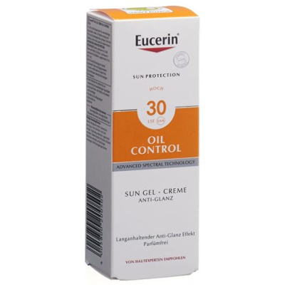 Eucerin sun sun oil control gel krema protiv sjaja spf30 50 ml tube