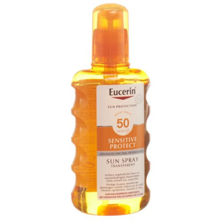 Eucerin SUN Sensitive Protect SPF50 Sun Spray Transparente Fl 200 ml