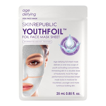 skin republic Hyaluronic Boost Youthfoil Face Mask Btl 25 ml