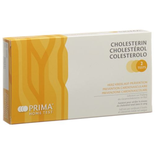 PRIMA HOME TEST cholesterol test 2 pcs