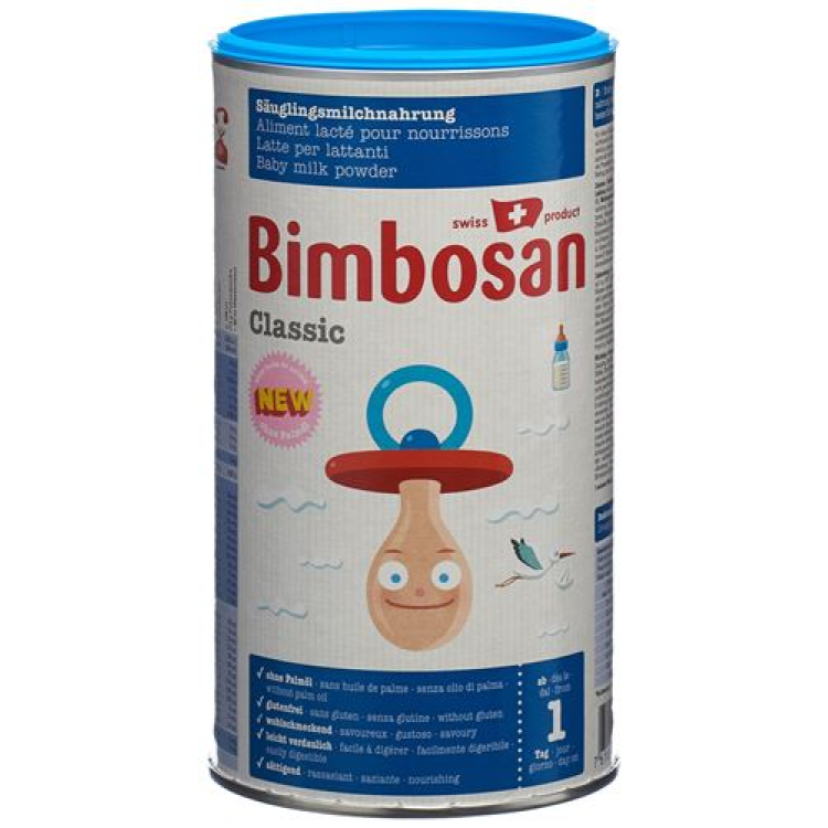 Bimbosan Classic Baby formula without palm oil can 500 g